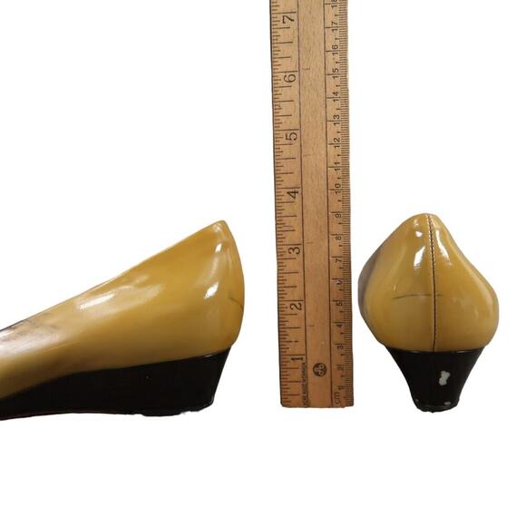 Giuseppe Zanotti Shoes Womens 35.5 Wedge Loafer Pump Patent Leather Slip On 5.5 - Picture 8 of 16